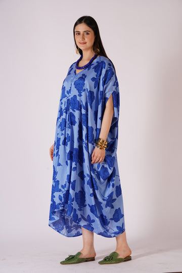 Neel Gulab Kaftan Dress