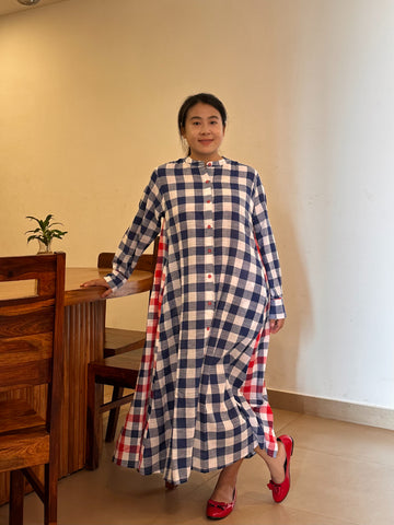 The Duo Check Dress